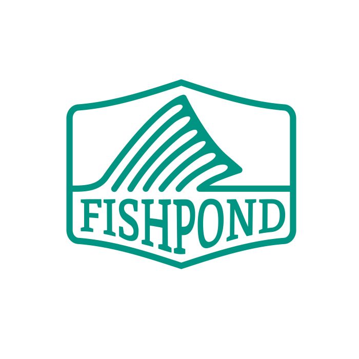 Fishpond Thermal Die Cut Sticker in Dorsal Fin Aqua